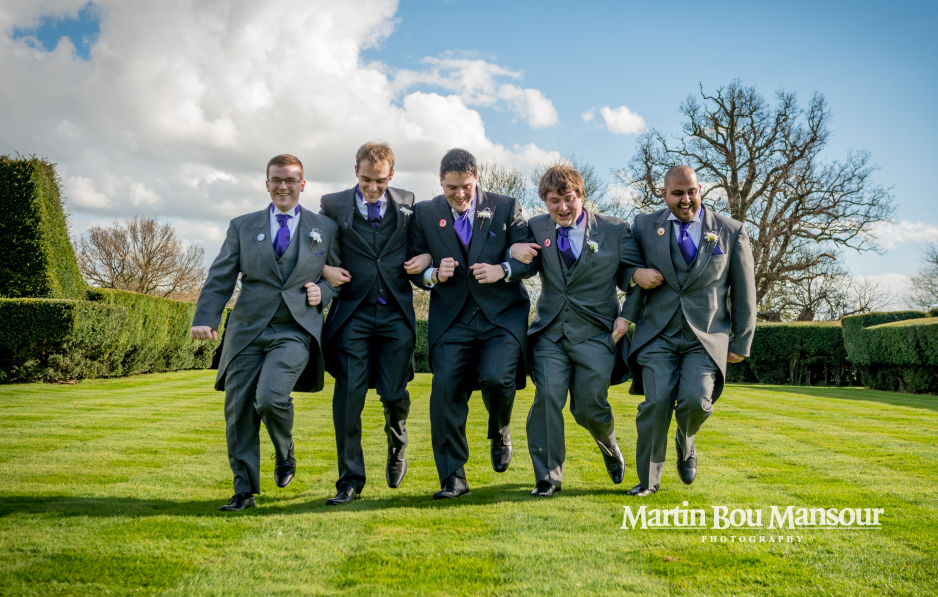 Groom party Putteridgebury Luton Wedding